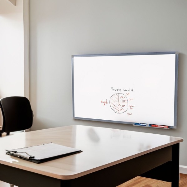 Encontraproduto.com.br - Quadro Branco Uv Alumínio A Stalo 40x30