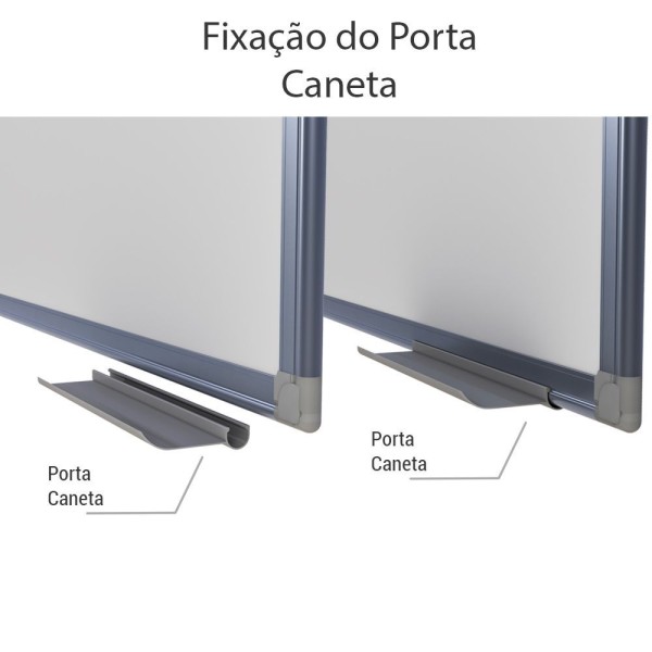 Encontraproduto.com.br - Quadro Branco Uv Alumínio A Stalo 40x30