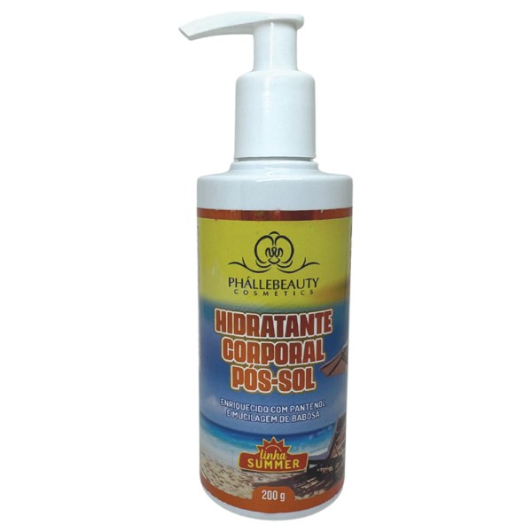 Encontraproduto.com.br - Hidratante Corporal Pós Sol Summer Phallebeauty PH0683 200G