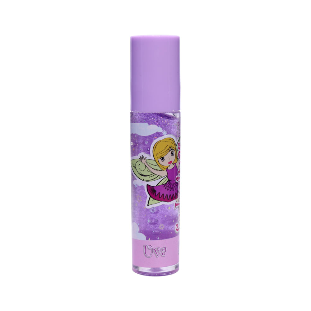 Encontraproduto.com.br - Brilho Labial Safira Teen Roll Fadarinas Uva de 5ml