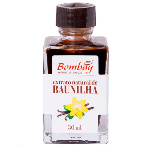 Encontraproduto.com.br - Extrato de Baunilha 30ml Bombay Herbs Spices