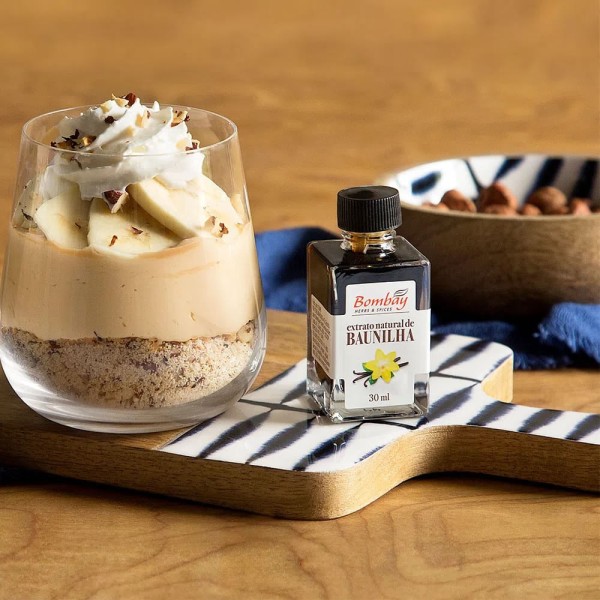 Encontraproduto.com.br - Extrato de Baunilha 30ml Bombay Herbs Spices