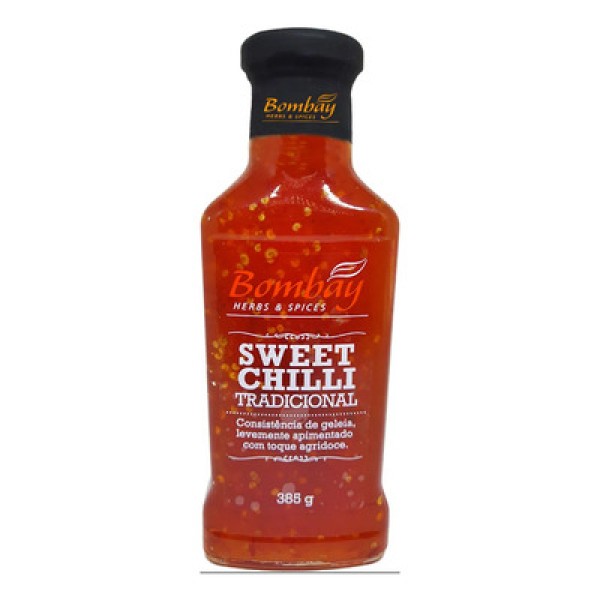 Encontraproduto.com.br - Molho Sweet Chilli Tradicional Bombay Garrafa 385ml