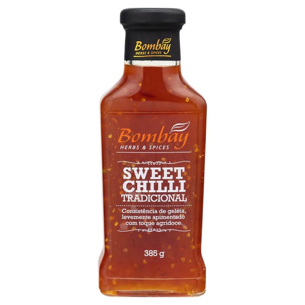 Encontraproduto.com.br - Molho Sweet Chilli Tradicional Bombay Garrafa 385ml