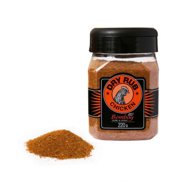 Encontraproduto.com.br - Tempero Dry Rub Chicken Bombay 220g