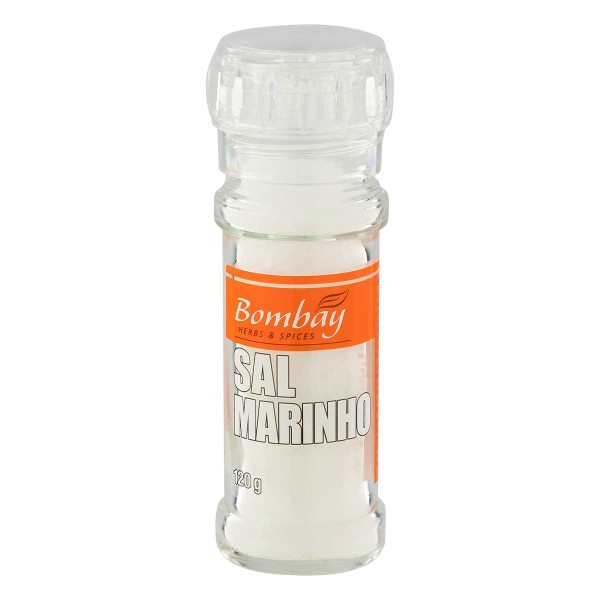 Encontraproduto.com.br - Sal Marinho com Moedor Bombay Herbs & Spices 120g
