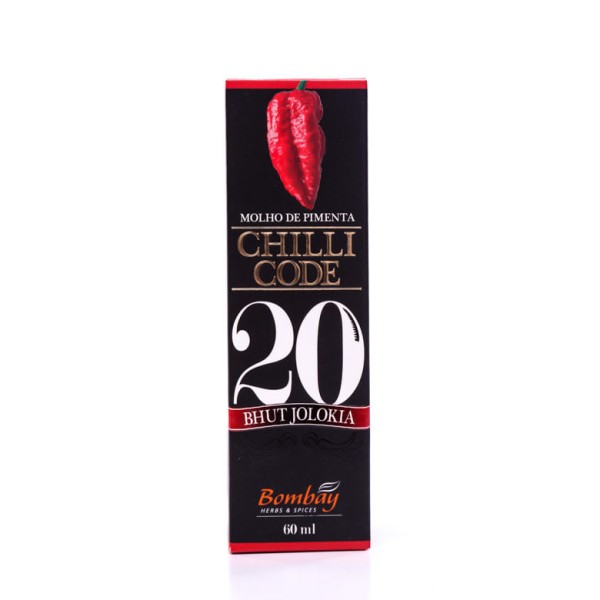 Encontraproduto.com.br - Chilli Code 20 Bhut Jolokia Bombay 60ml