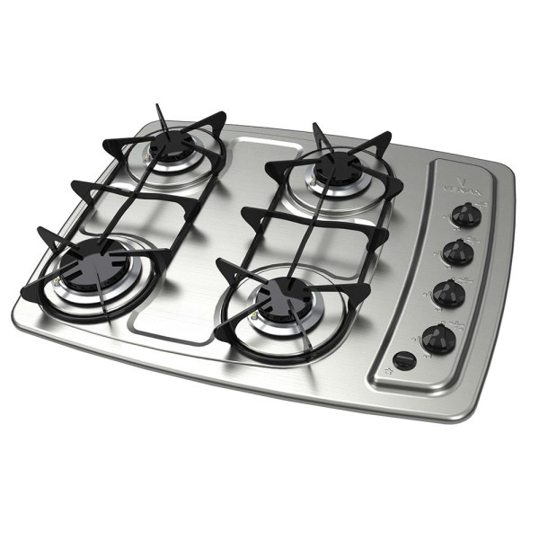 Encontraproduto.com.br - Cooktop 4 Bocas Venax Cook Inox Gas Glp