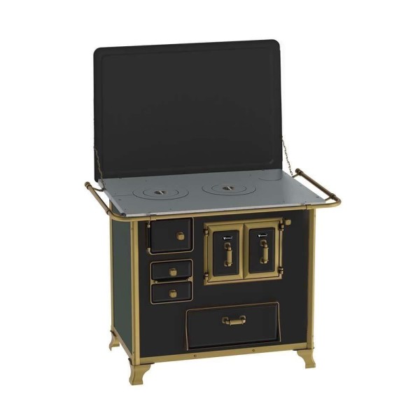 Encontraproduto.com.br - Fogão a Lenha N 2 Renaissance Com Tampa Saida Esquerda Venax