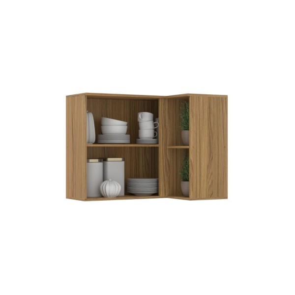 Encontraproduto.com.br - Armário Aéreo Para Canto Co7112 Concept Prime Ipe Decibal