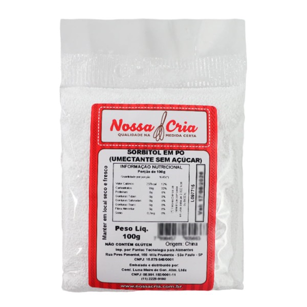 Sorbitol em Pó 100g NOSSA CRIA