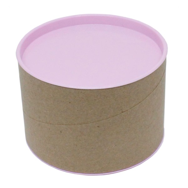 Lata Tubo De Papelão Rosa 7X10 UN TUBOLATA