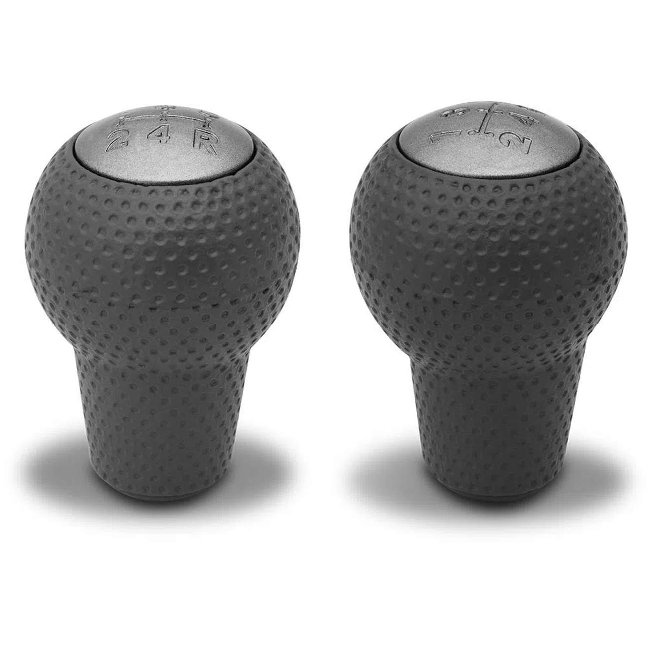 Encontraproduto.com.br - Bola de Câmbio Manopla City 10 a 20 Fit LX 03 a 20 Cinza com Lente Prata 5 Marchas Ré para Trás