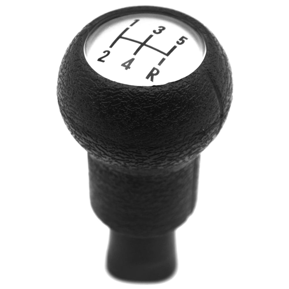 Encontraproduto.com.br - Manopla Bola Câmbio Gol G3 Parati Saveiro 5 Marchas Preto Com Lente Prata NAT 100521