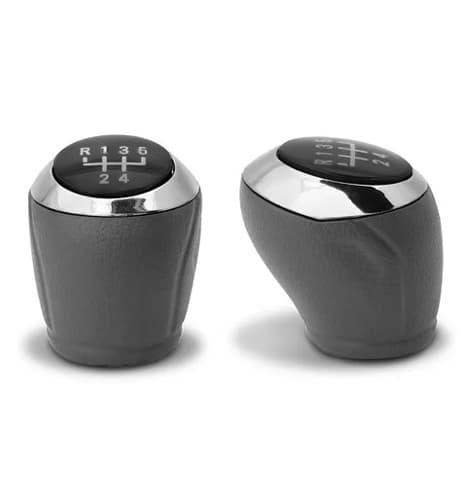 Encontraproduto.com.br - Bola Câmbio Manopla Onix Prisma Spin 13 a 19 Sonic 12 a 14 Cobal 12 a 19 Cinza Aro Cromado 5 Marchas