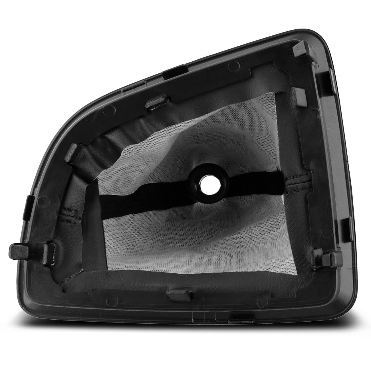 Encontraproduto.com.br - Coifa de Câmbio sem Manopla HB20 HB20S HB20X 2013 a 2019 Preta com Base