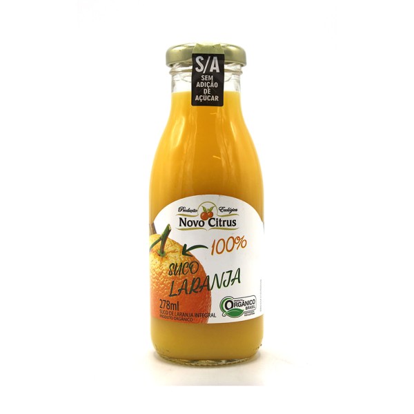 Encontraproduto.com.br - Suco Integral de Laranja Novo Citrus 278ml
