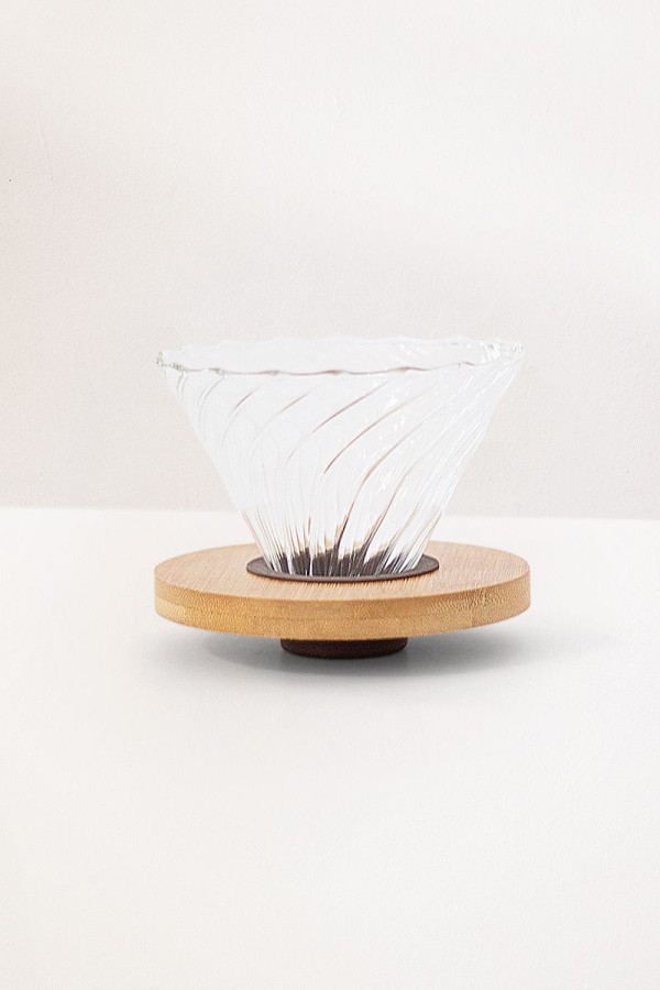 Encontraproduto.com.br - Coador de Café com Base de Bambu