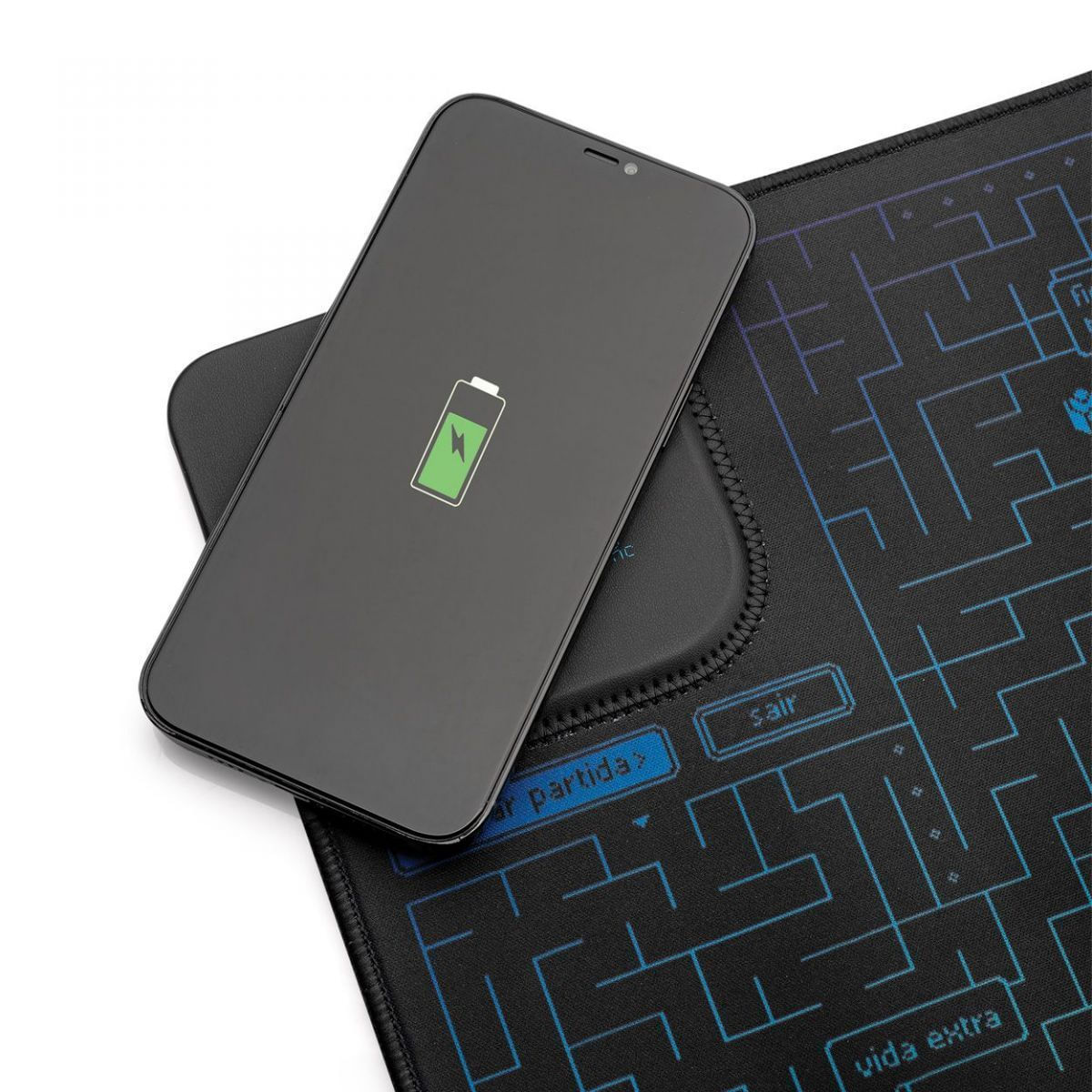 Encontraproduto.com.br - Mousepad e Carregador por Indução Sem Fio Game Over