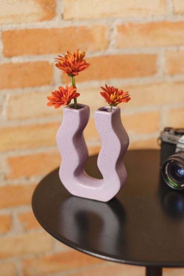 Encontraproduto.com.br - Vaso ondulado lilas