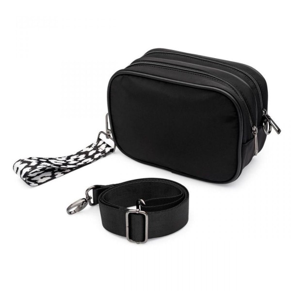 Encontraproduto.com.br - Bolsa Midi Transversal Preta
