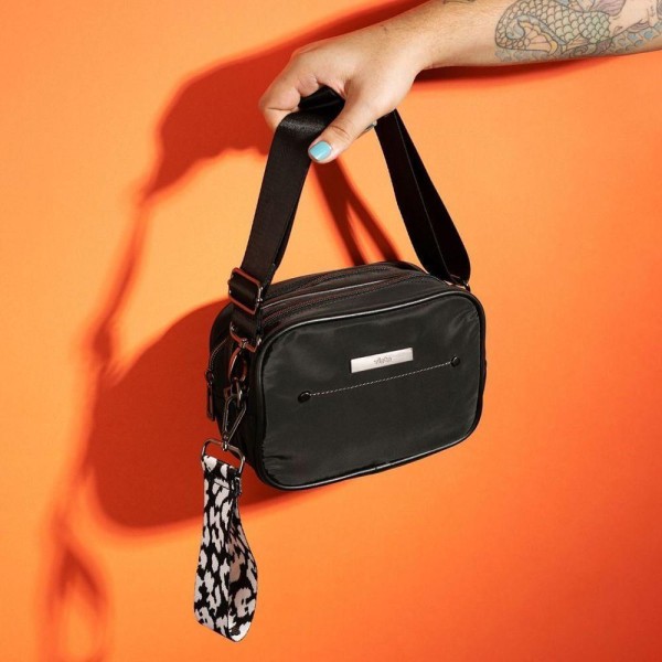 Encontraproduto.com.br - Bolsa Midi Transversal Preta