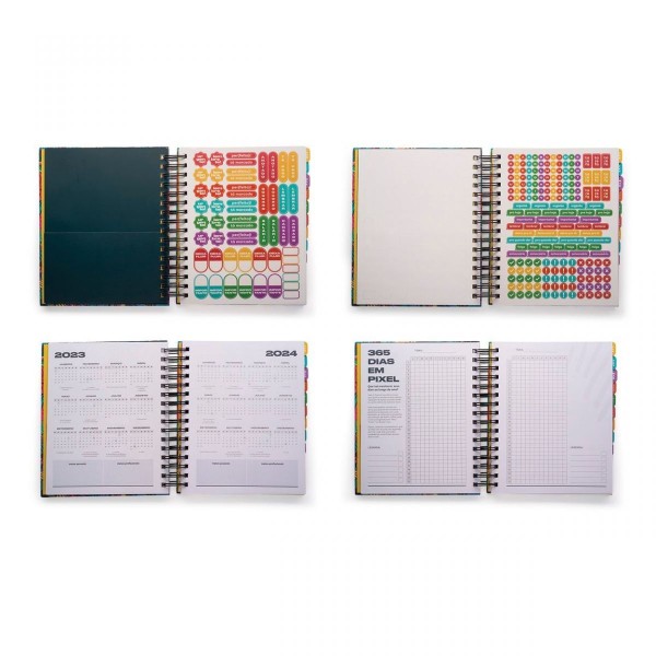 Encontraproduto.com.br - Planner Estampa Deixa Fluir