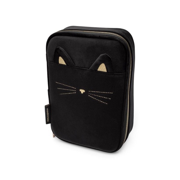 Encontraproduto.com.br - Estojo Divisórias Gato Preto
