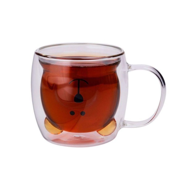 Encontraproduto.com.br - Caneca de Vidro Urso