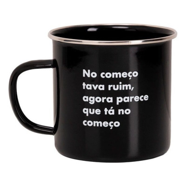 Caneca Amarguinhos No Comeco Tava Ruim