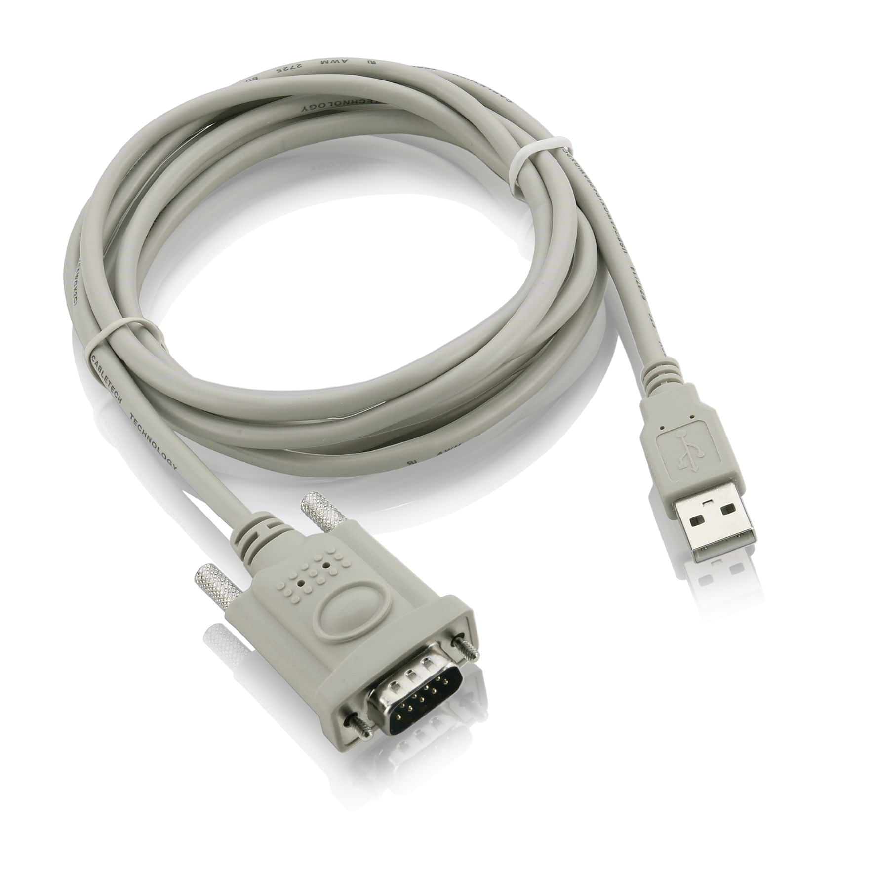 Encontraproduto.com.br - Cabo Conversor de USB Macho Serial - Multilaser