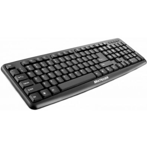 Encontraproduto.com.br - Teclado PS2 Básico Slim Preto - Multilaser