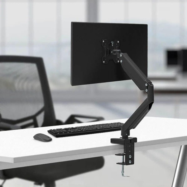 Encontraproduto.com.br - Suporte de Mesa Articulado para Monitor de 17 A 32 Com Ajuste de Altura e Pistão a Gás – AC371
