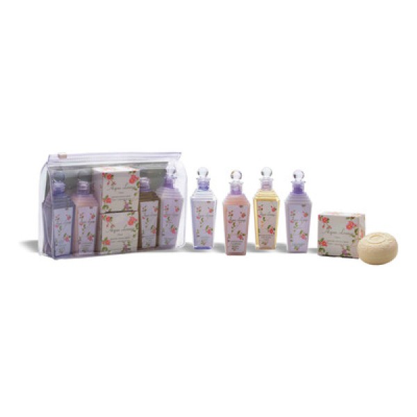 Encontraproduto.com.br - Kit Acqua Lounge Versalhes Classic Shampoo 64ml + Condicionador 64ml + 2 Sabonete Cremoso Vegetal 60g + Sabonete Líquido 64ml + Loção Hidratante 64ml
