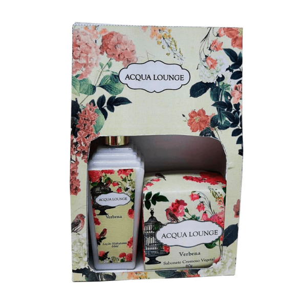 Kit Coffret Acqua Lounge Verbena Loção Hidratante 64ml + Sabonete 60g