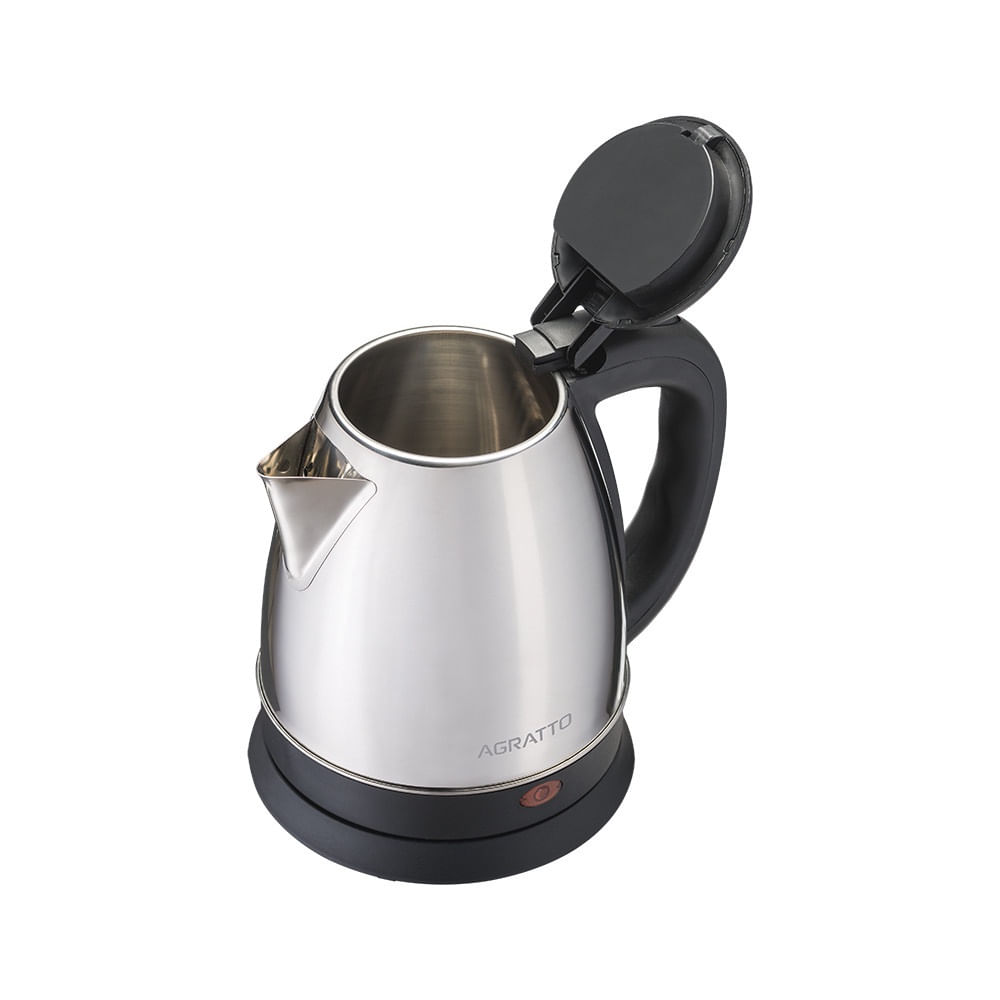 Encontraproduto.com.br - Chaleira Elétrica Agratto, Inox, 1.8 Litros - 784