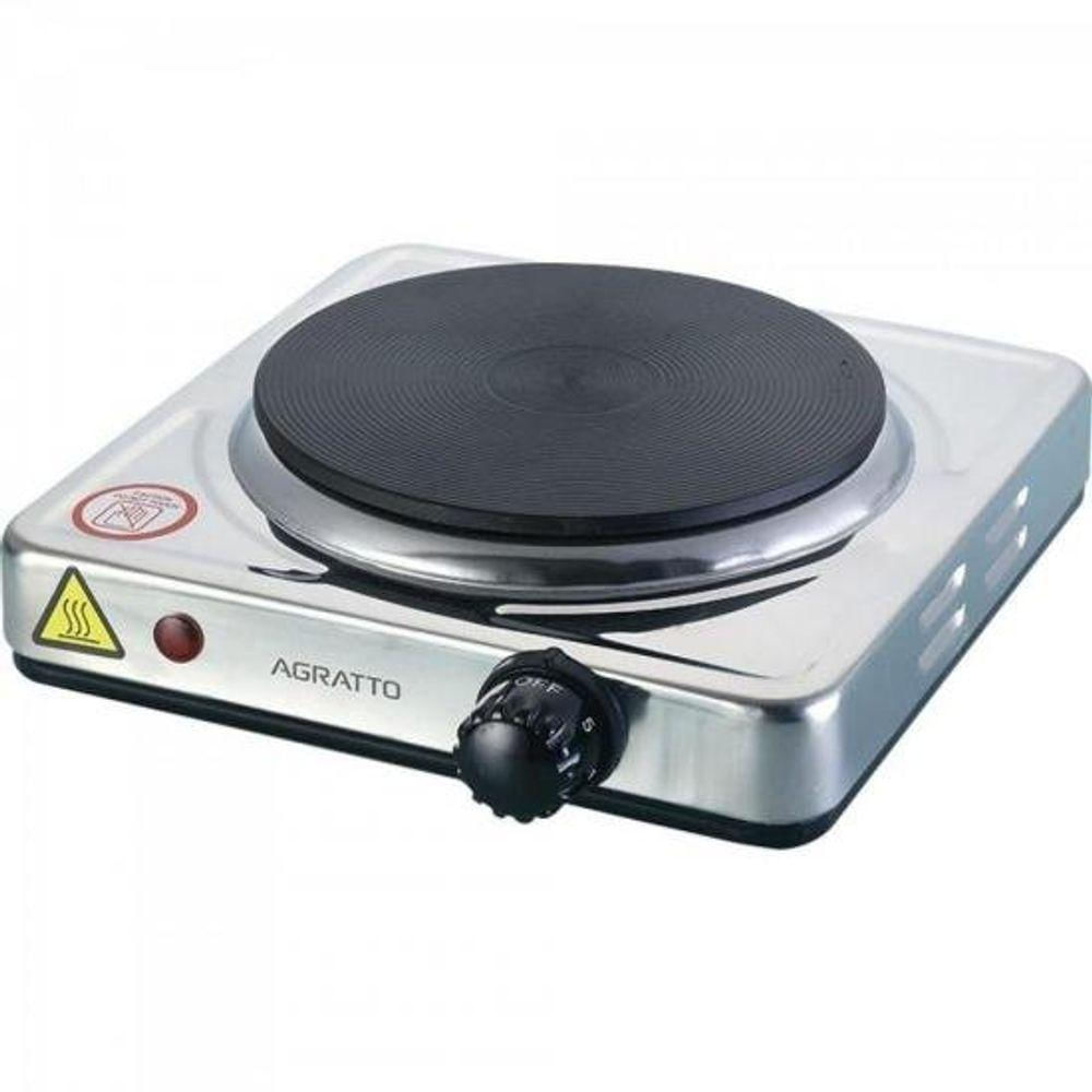 Encontraproduto.com.br - Fogão Elétrico de Mesa Agratto, 1 Boca, Inox - 7959