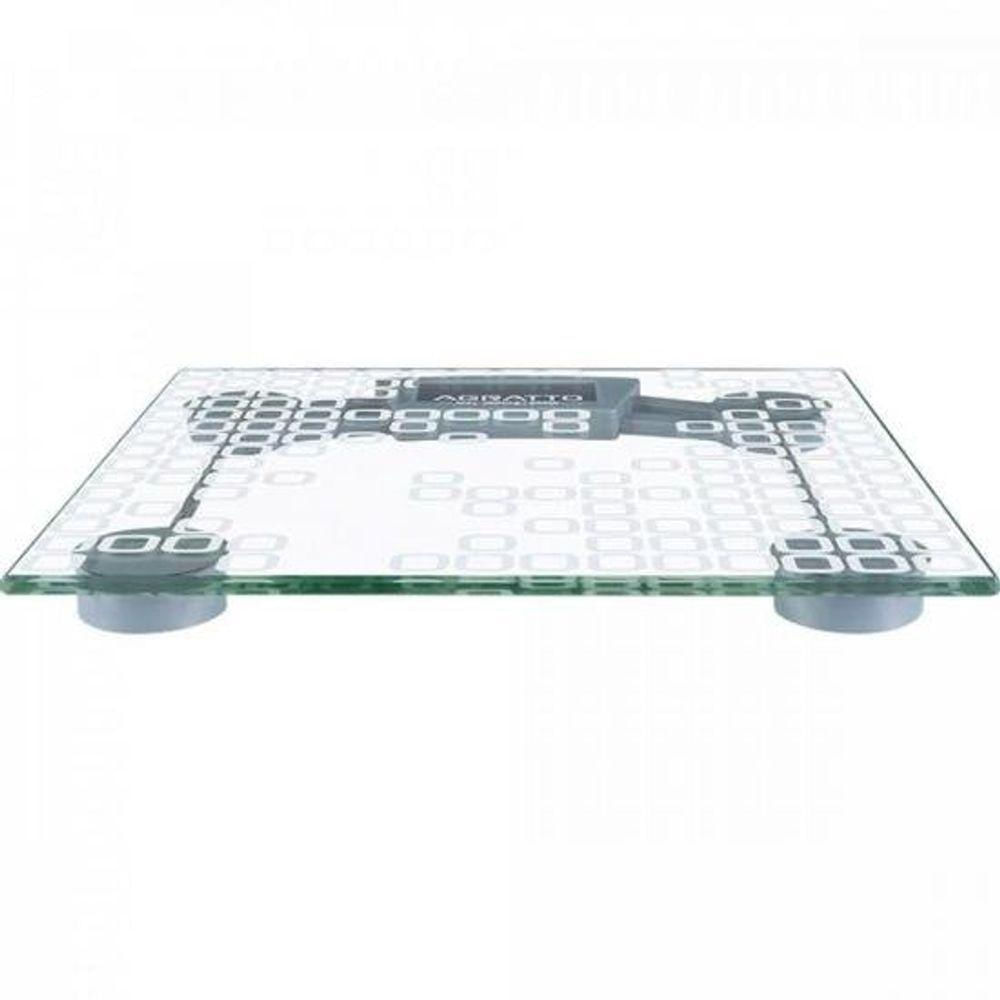 Encontraproduto.com.br - Balança Pessoal Elétrica,Levve Agratto, Vidro, 180Kg (BL-04)