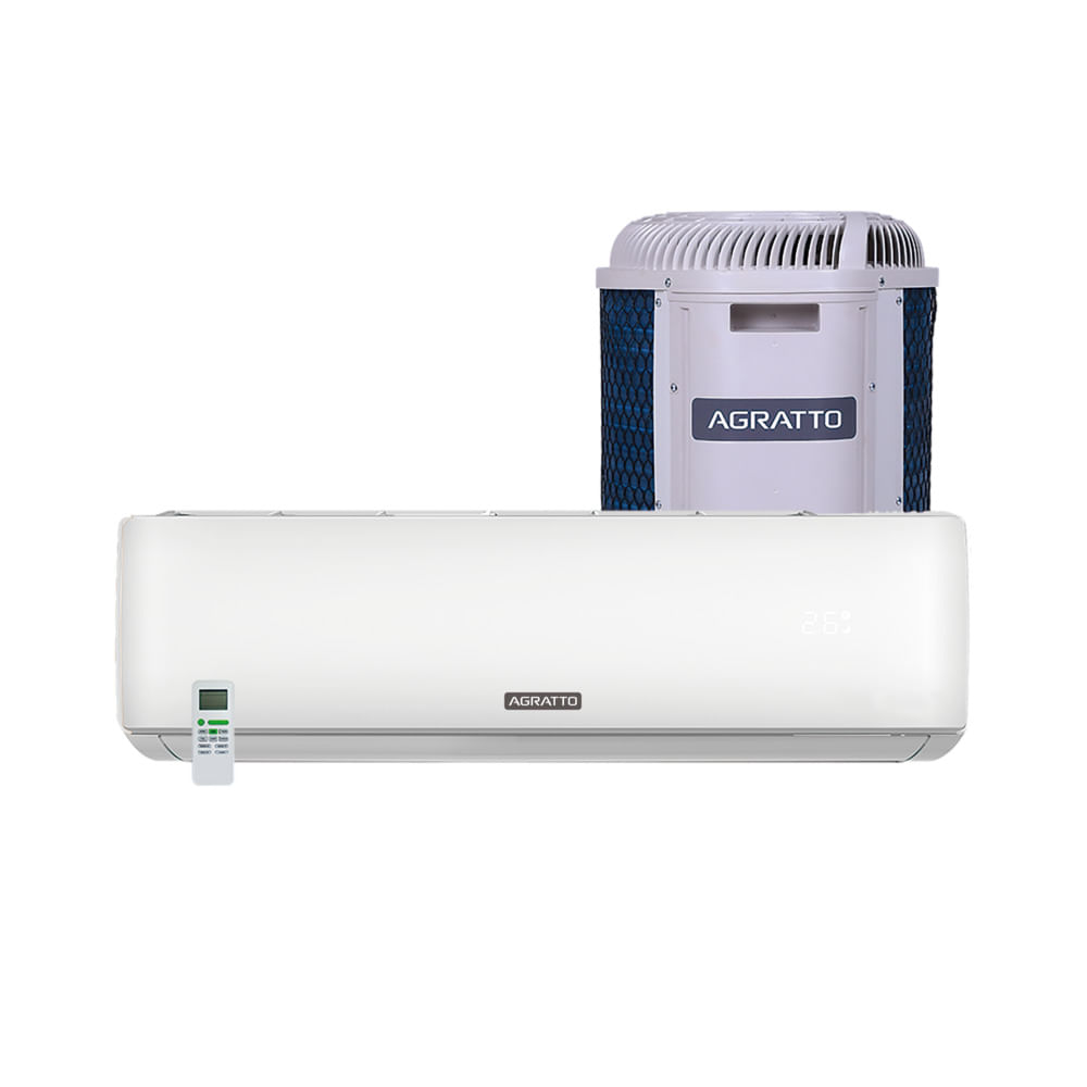 Encontraproduto.com.br - Ar Condicionado Split Hi Wall Agratto On Top 12000 BTU/h Frio ACST12F-02 - 220 Volts