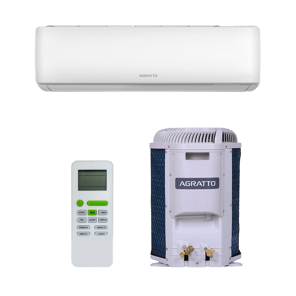 Encontraproduto.com.br - Ar Condicionado Split Hi Wall Agratto On Top 12000 BTU/h Frio ACST12F-02 - 220 Volts