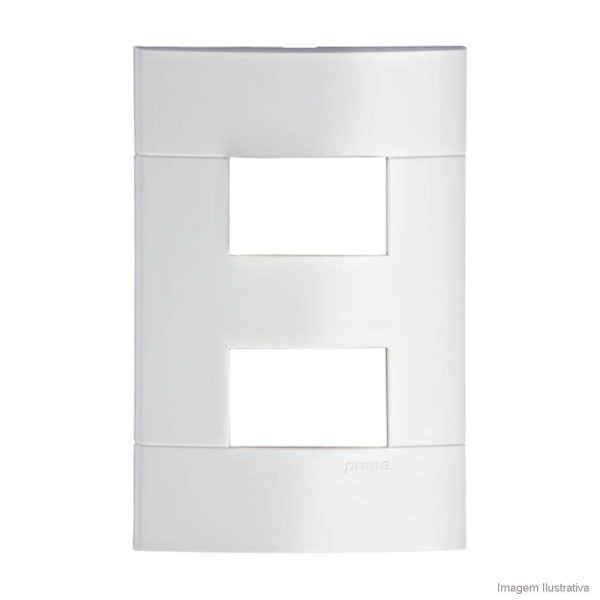Encontraproduto.com.br - Placa 2x4 Para 2 Módulos Decor – Schneider