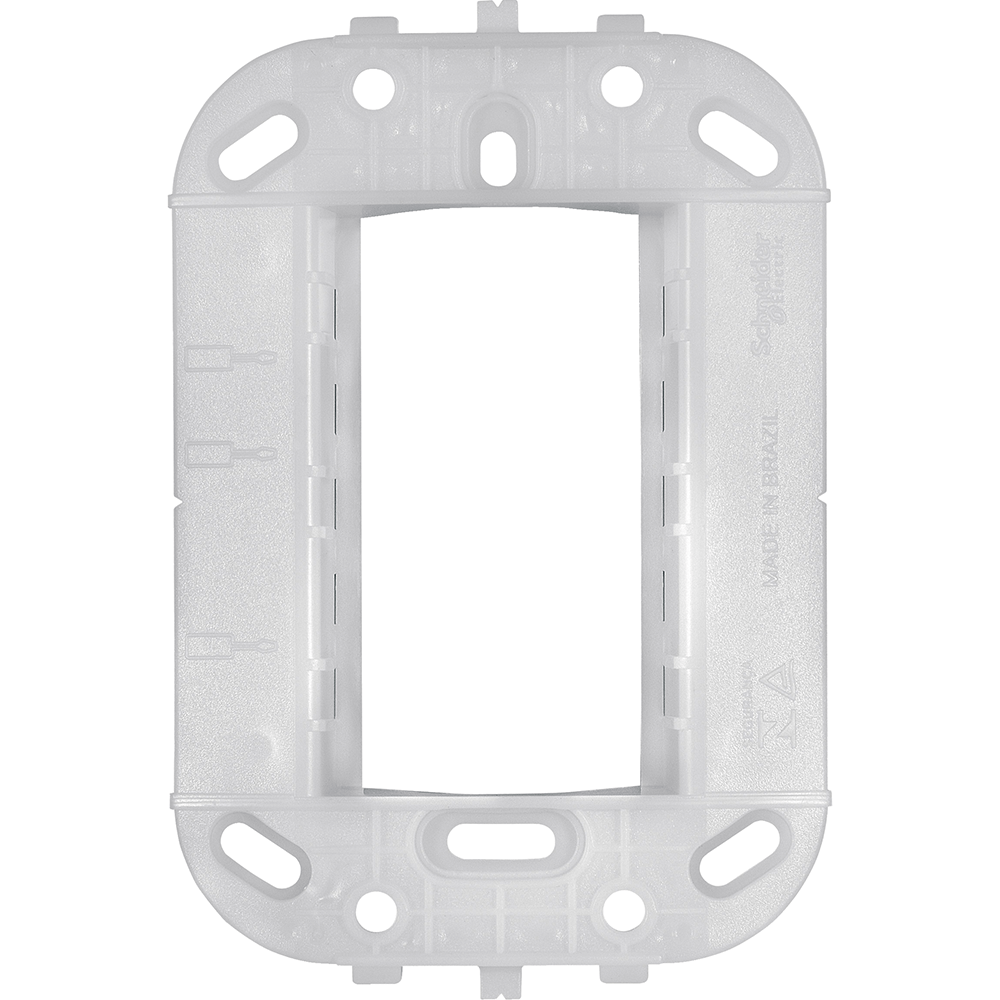 Encontraproduto.com.br - Suporte 4x2 Para 3 Módulos Decor – Schneider