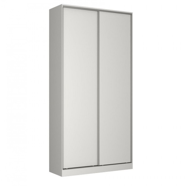 Guarda-roupa Closet 165cm 2 Portas 100% Mdf Branco