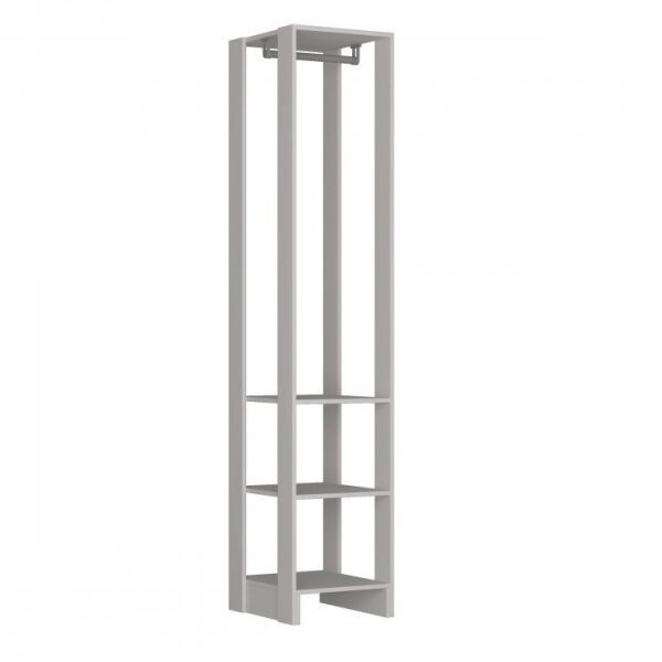 Encontraproduto.com.br - Estante Closet Yes 120cm com 2 Cabideiros - Branco