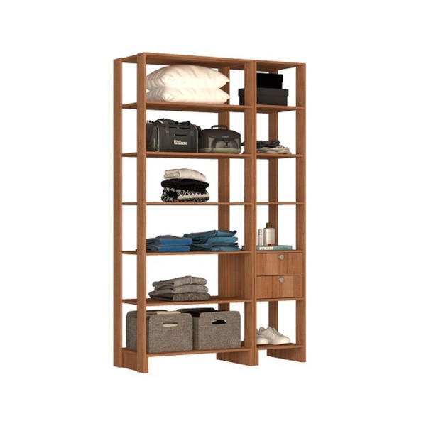 Encontraproduto.com.br - Smart Closet Yes Com 2 Gavetas E 11 Prateleiras Nova Mobile Montana
