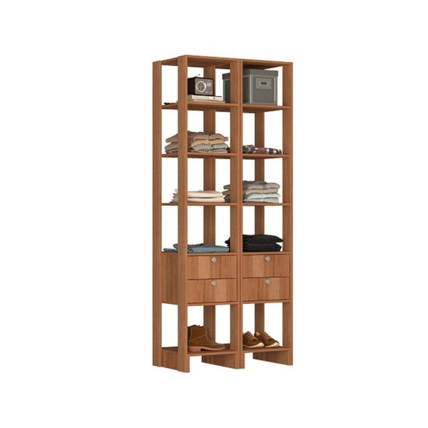 Small Closet Yes Com 4 Gavetas E 10 Prateleiras Nova Mobile Montana