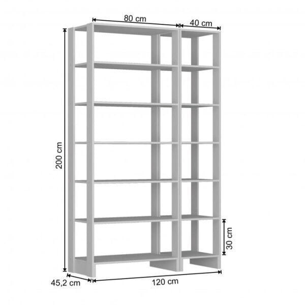 Encontraproduto.com.br - Smart Closet Yes Com 12 Prateleiras Nova Mobile