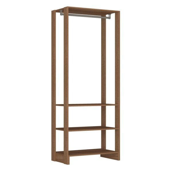 Encontraproduto.com.br - Closet Multi Yes Com Cabideiro Porta e 12 Prateleiras Nova Mobile