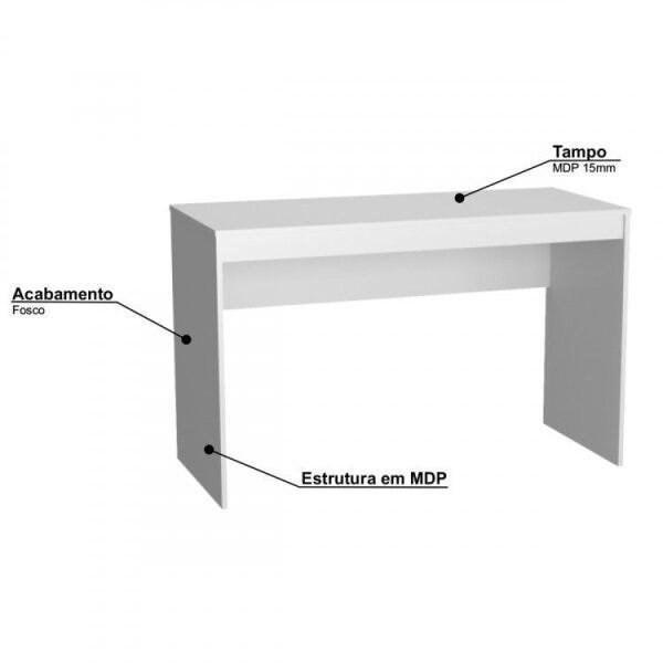 Encontraproduto.com.br - Conjunto para Escritório Mesa e Gaveteiro Nova Mobile Branco