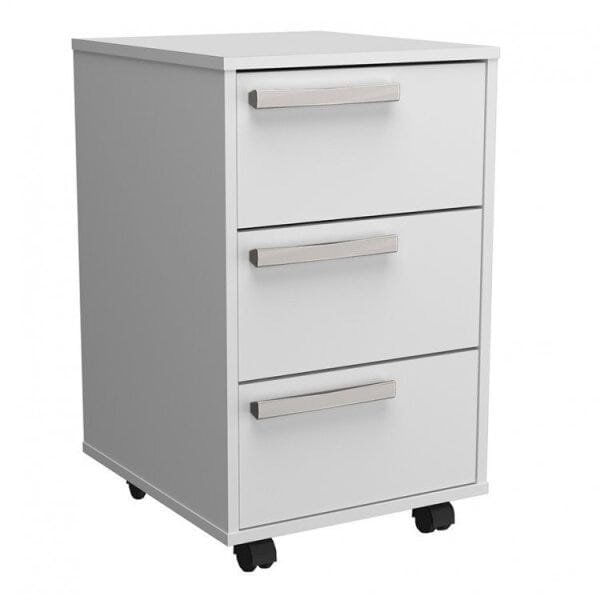 Encontraproduto.com.br - Conjunto para Escritório Mesa e Gaveteiro Nova Mobile Branco